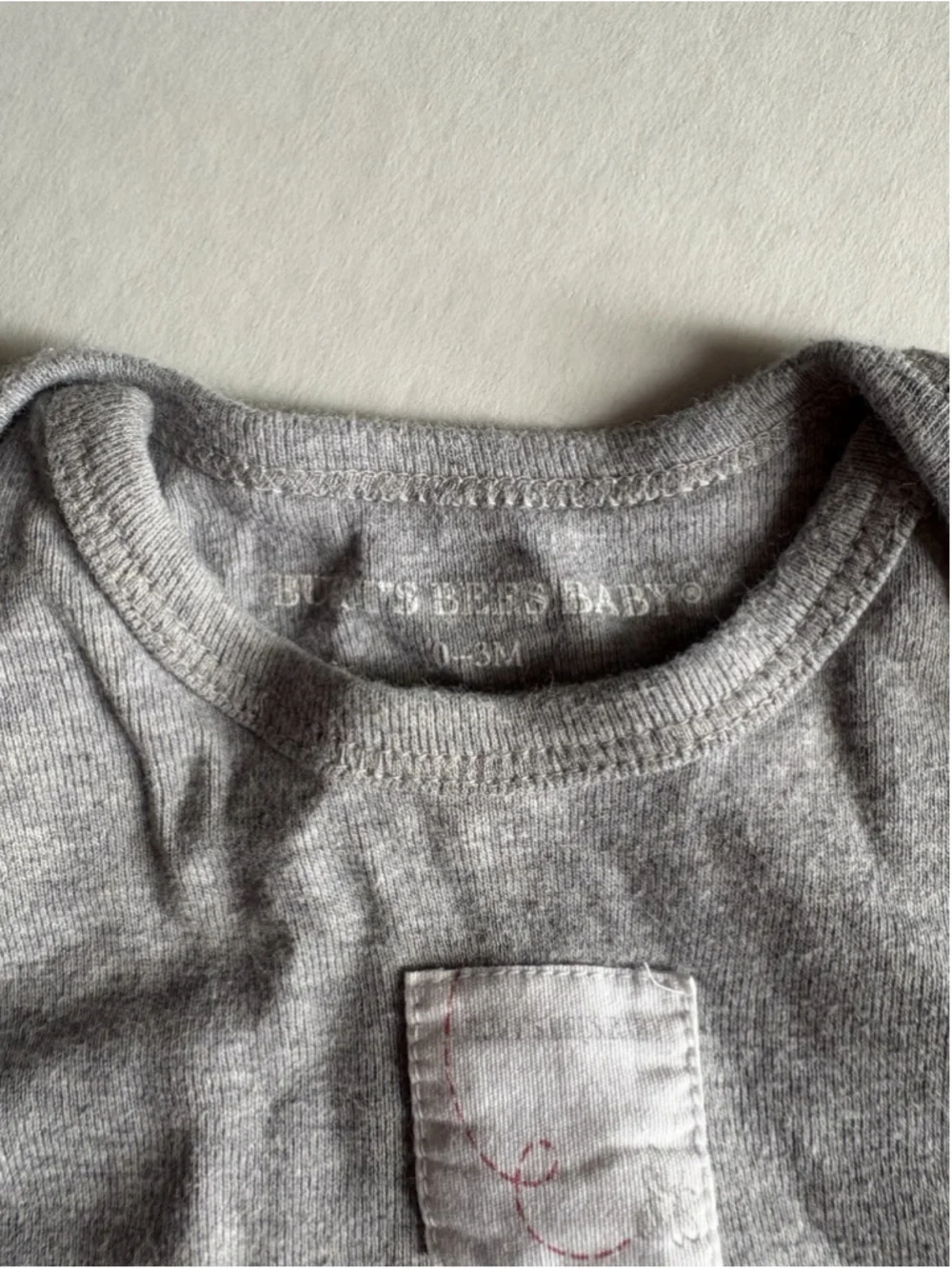 Burt's Bees Baby Sleepers 2-Piece Set 0-3M Pajamas Gray Striped Footed